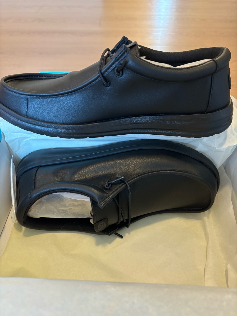 Hey Dude Black Casual Slip-On Loafers